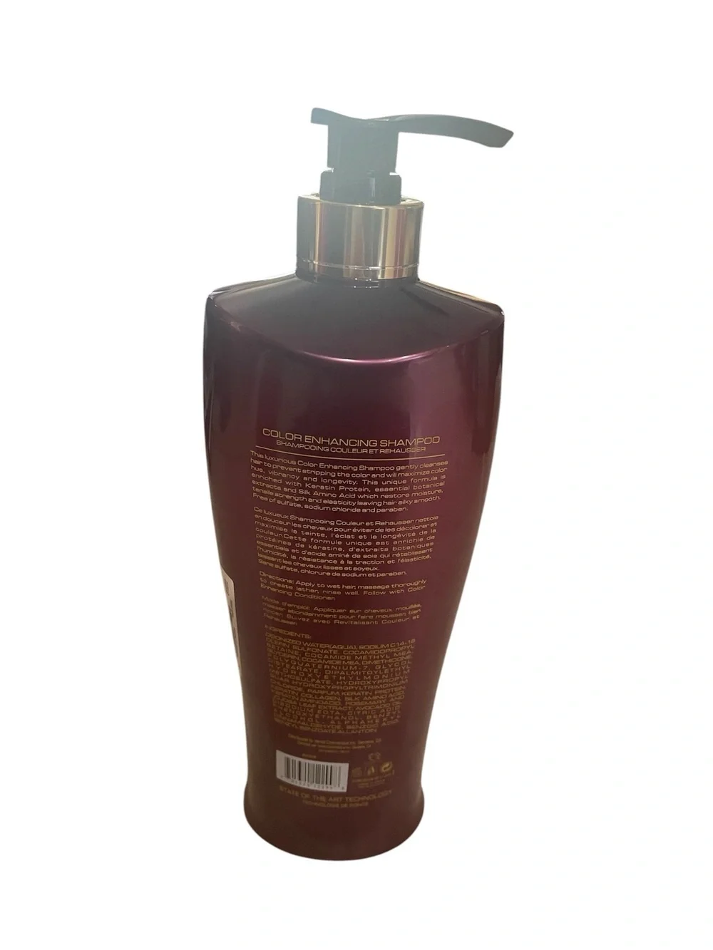 BioKeratin Luxury Collection Color Enhancing Shampoo 33.8 oz | New Sealed